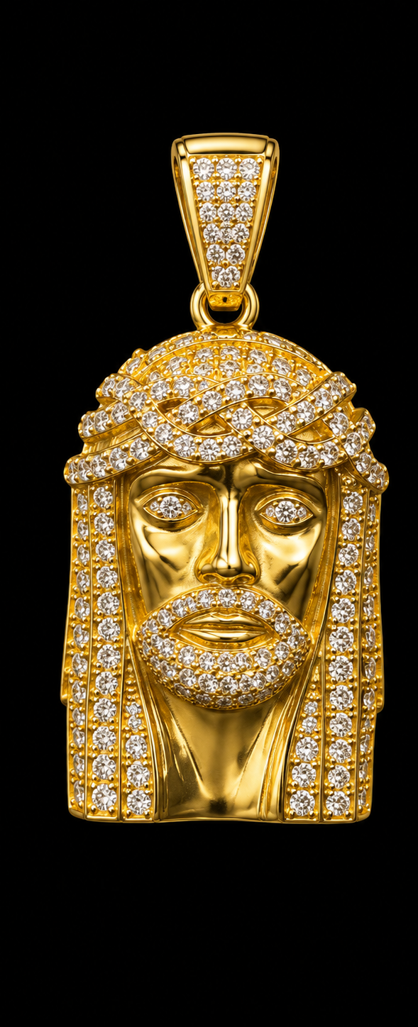 14K Jesus Face