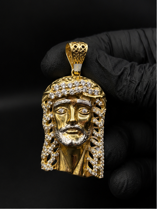 14K Jesus Face