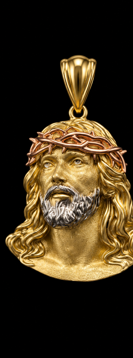 14K Jesus Face